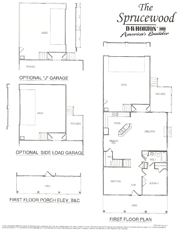 DR Hortons Sprucewood Floorplan